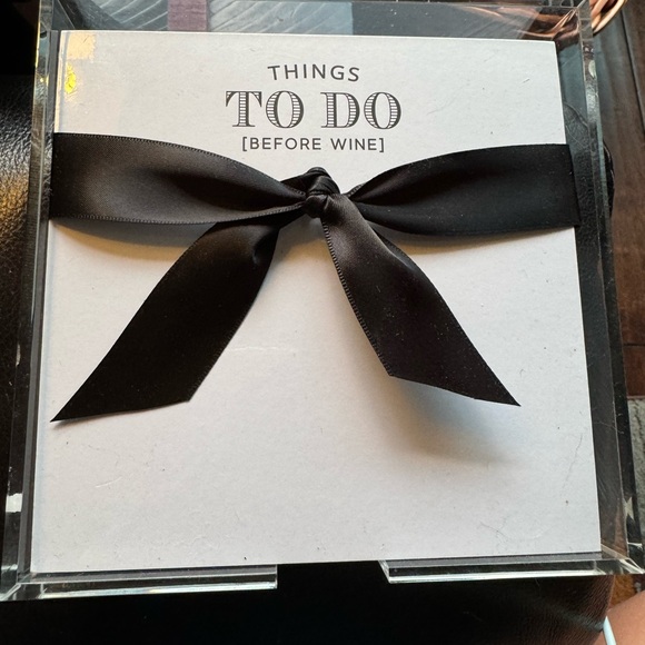Santa Barbara Designs things to do before Wine notepad Acrylic Holder - Picture 2 of 2